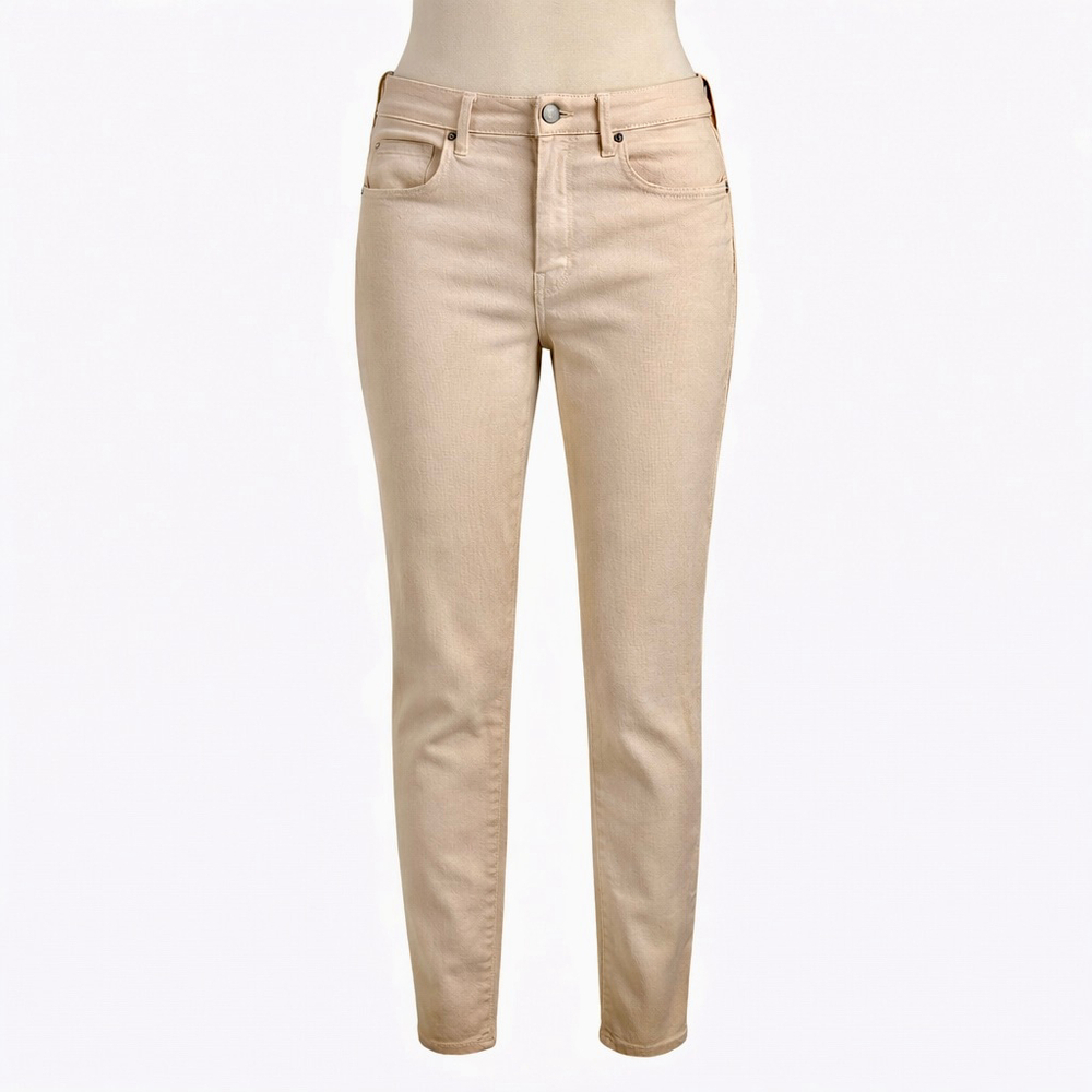 Veronica Beard Debbie Skinny Leg Ankle length Ercu Jeans High Rise Size 30 / 10